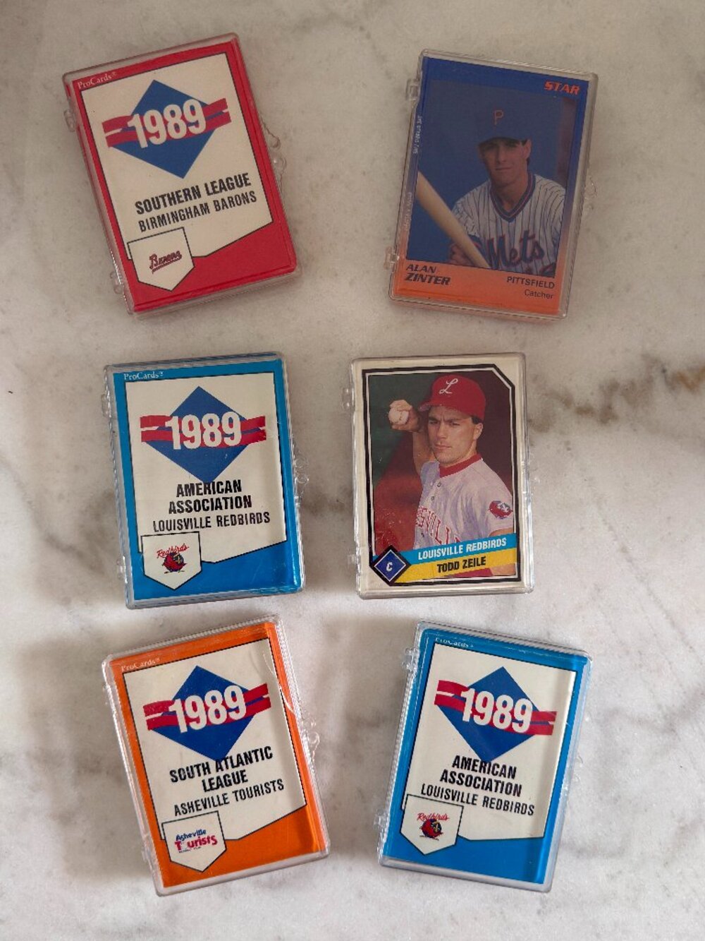 1989 PROCARDS MINOR LEAGUE BASEBALL CARD SET LOT TODD ZEILE STAR PROSPECT